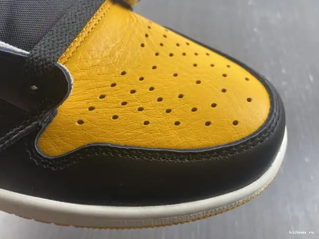Cheap Kickmax Yellow Air Toe 1 Jordan OG High 555088-711 0516